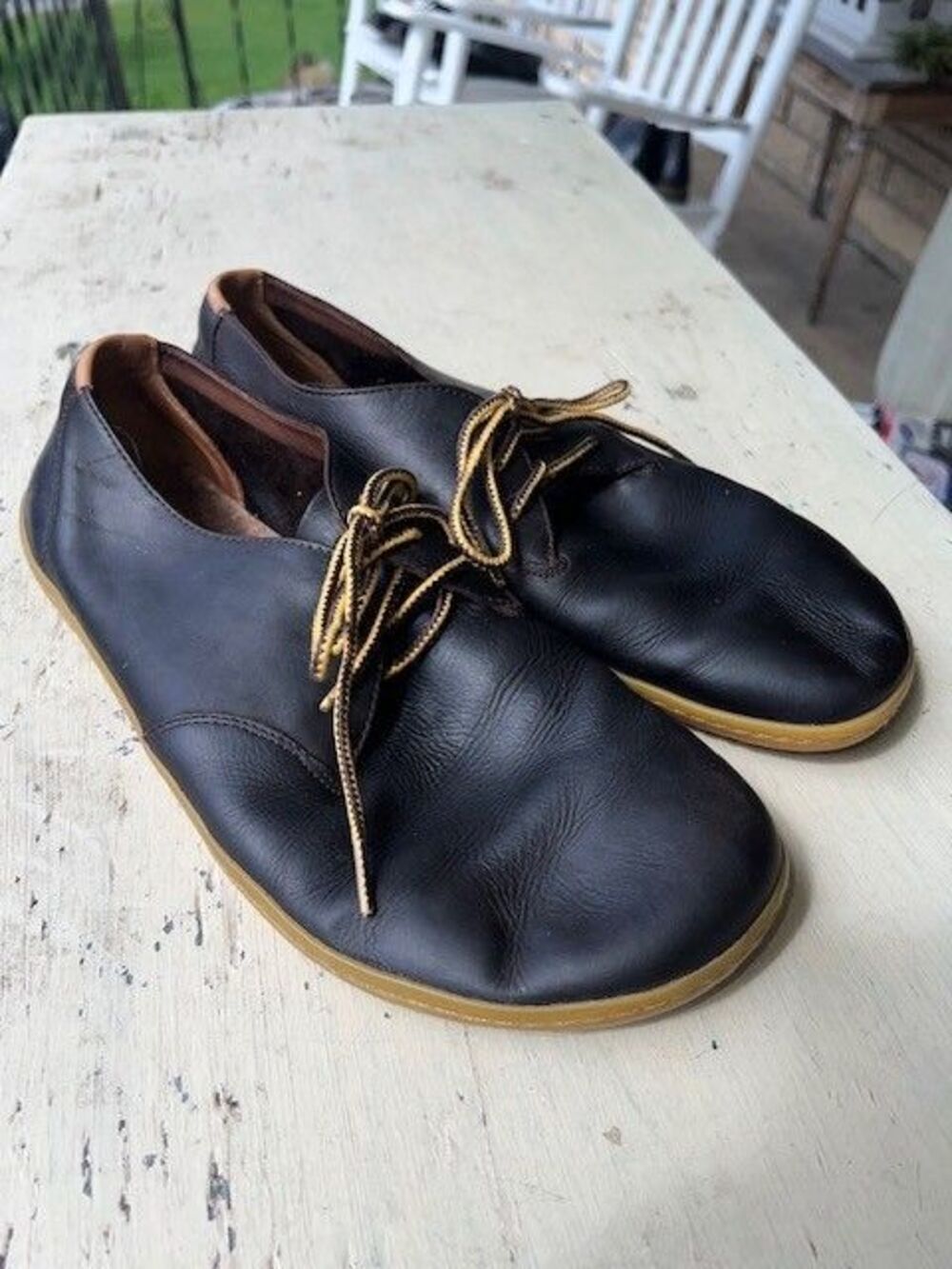 Vivo Barefoot Black Wild Hide Moccasins Mn’s Sz USA 11.5/12 EU/45